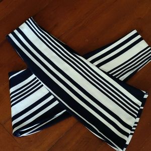 Stripe bandeau crop top